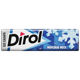 Жевательная резинка Dirol Морозная мята 13,6гр 97503