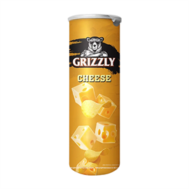 Чипсы GRIZZLY сыр в тубусе 130 гр 97566