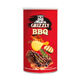 Чипсы GRIZZLY барбекю в тубусе 70 гр 97568