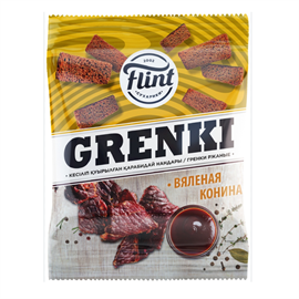 Гренки Flint вяленая конина 110 гр 97581