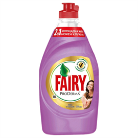 Средство для мытья посуды Fairy ProDerma Шелк и орхидея 430 мл 97876