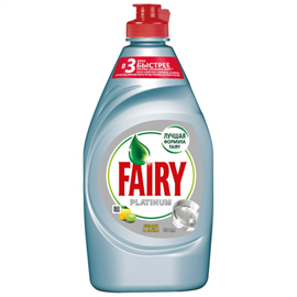 Средство для мытья посуды Fairy Platinum Лимон и лайм 650 мл 97888