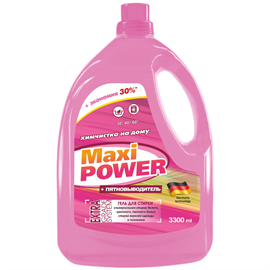 Гель для стирки Maxi Power + пятновыводитель 3.3 л 97971
