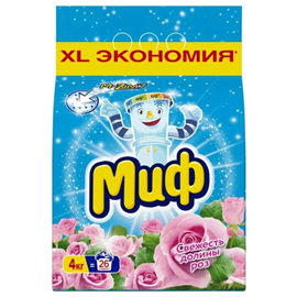 Стиральный порошок Миф Свежесть долины роз 4 кг 98028