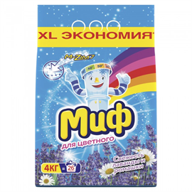Стиральный порошок Миф Свежесть лаванды и ромашки 4 кг 98029