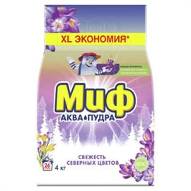 Стиральный порошок Миф Свежесть северных цветов 4 кг 98031