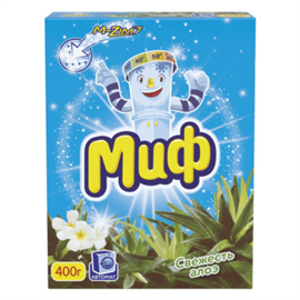 Стиральный порошок Миф Свежесть алоэ 400 гр 98036