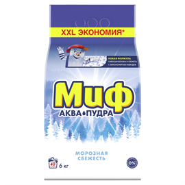 Стиральный порошок Миф Морозная свежесть 6 кг 98039