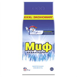 Стиральный порошок Миф Морозная свежесть 9 кг 98040