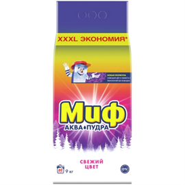 Стиральный порошок Миф Свежий цвет 9 кг 98102