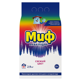 Стиральный порошок Миф Свежий цвет 2.9 кг 98159