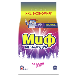 Стиральный порошок Миф Свежий цвет 6 кг 98171