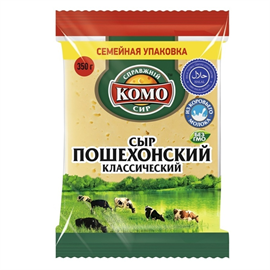 Сыр Комо Пошехонский классический 45% 350 гр 98214