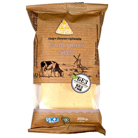 Сыр Сливочный Мелодия вкуса 50% 200 гр 98216