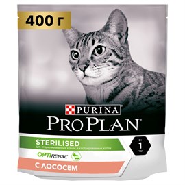 Корм для кошек Purina PRO PLAN с лососем 400 гр 98272