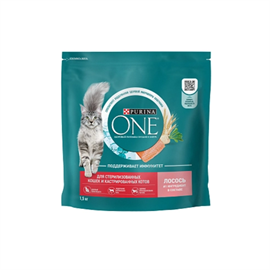 Корм для кошек Purina PRO PLAN с лососем 1,5 кг 98274