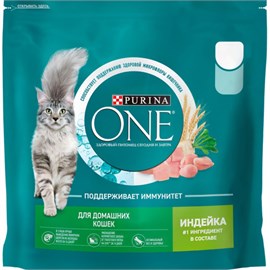 Корм для кошек Purina ONE с индейкой 1,5 кг 98302