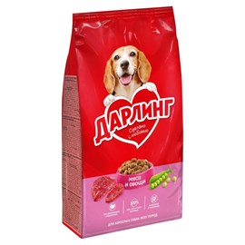 Корм для собак ДАРЛИНГ мясо и овощи 2 кг 98311