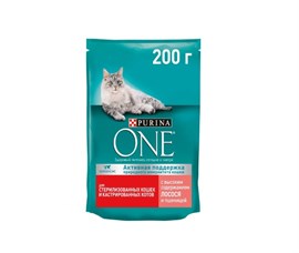 Корм для стерилозованных кошек Purina с лососем 200 гр 98312