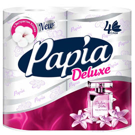 Туалетная бумага Papia Deluxe 4 шт 98366