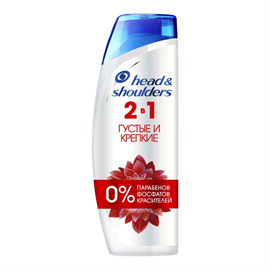 Шампунь Head&Shoulders 2в1 Густые и крепкие 400 мл 98450
