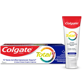 Зубная паста Colgate Total Отбеливающая 75мл 98555