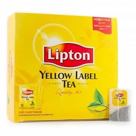 Чай Lipton черный 100 пакетиков  98681