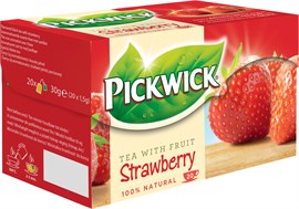 Чай фруктовый Pickwick с ароматом клубники 30 гр 98696