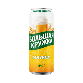 Пиво Большая Кружка 0,45 л ж/б 95678